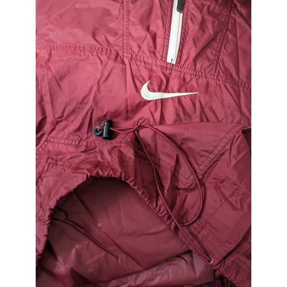 Vintage Nike Air Windbreaker 1/4 Zip Pullover Jacket 90s Center Swoosh. Men's L - Picture 7 of 9